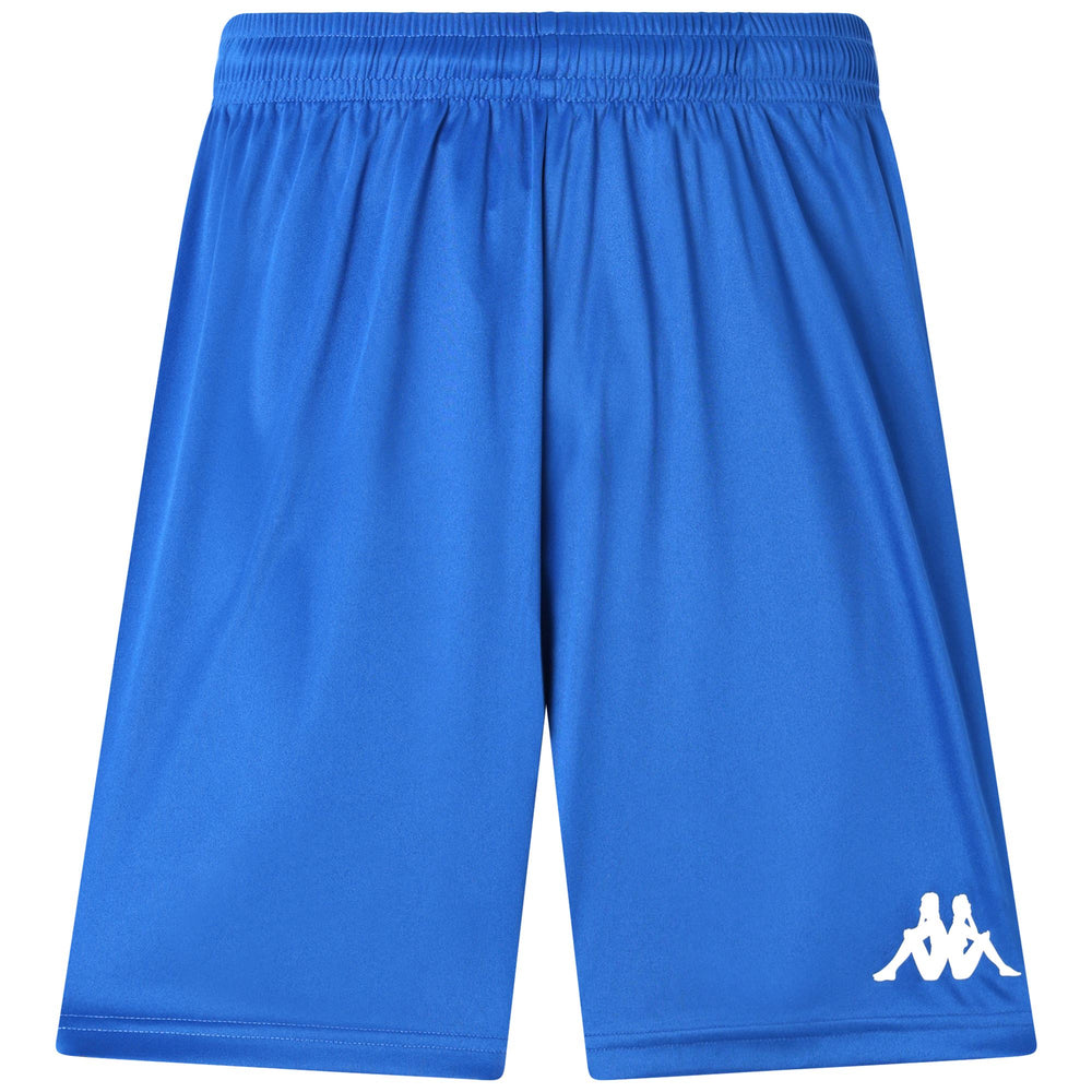 Men's Blue Regular Fit Soccer Shorts in Interlock Fabric 02