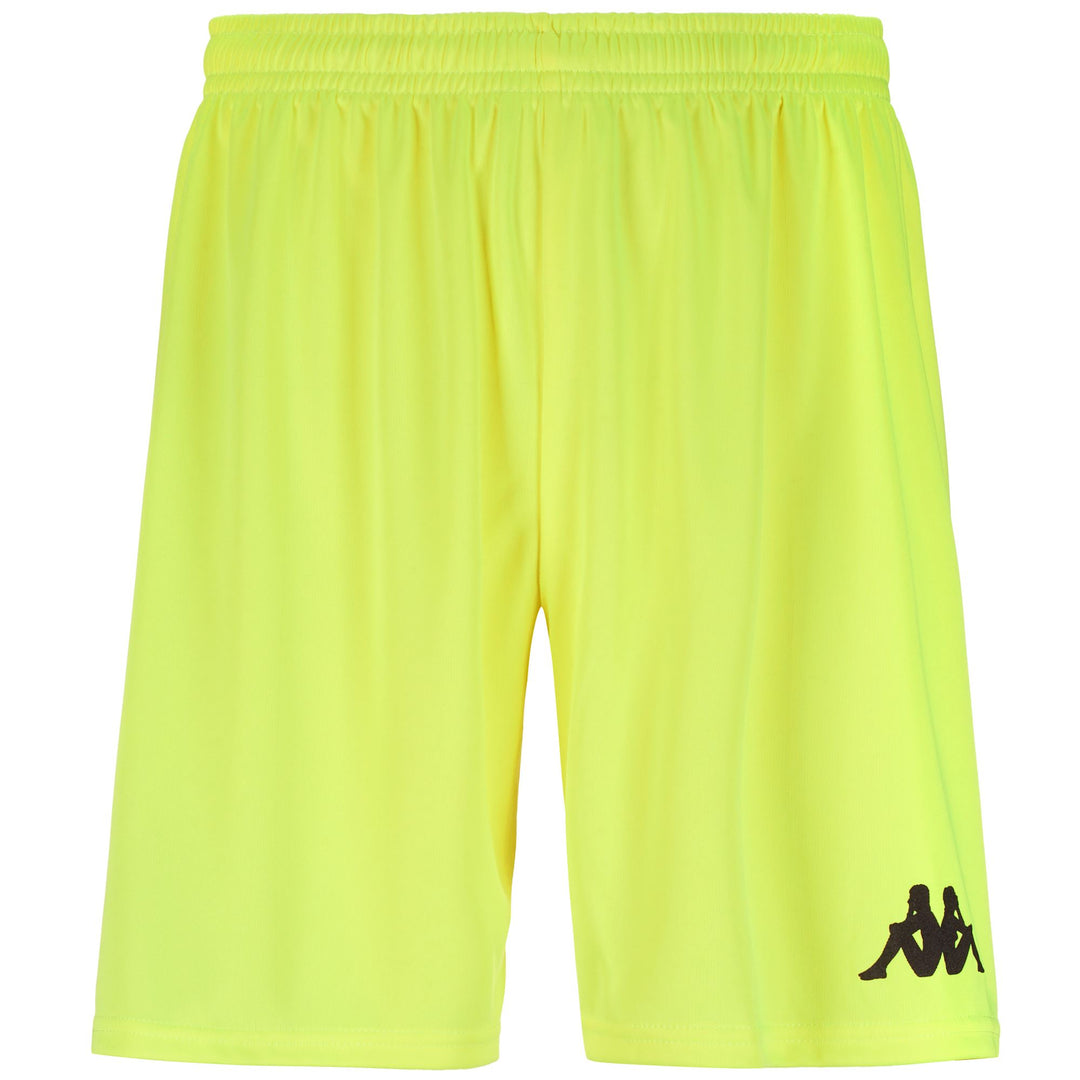 Neon Green Men's Football Shorts. 01