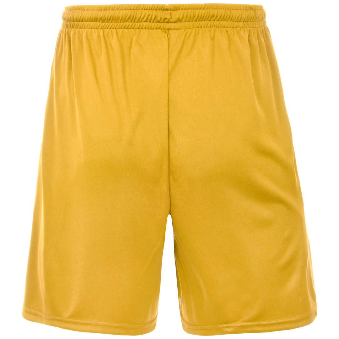 Pantalones cortos interlock de fútbol para hombre de color amarillo. main