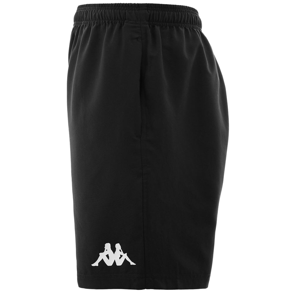 Black Men's Regular Fit Sportswear Shorts in Woven Fabric 02