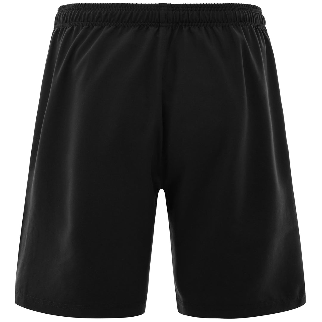 Short de sport noir pour homme, coupe classique, en tissu tissé main