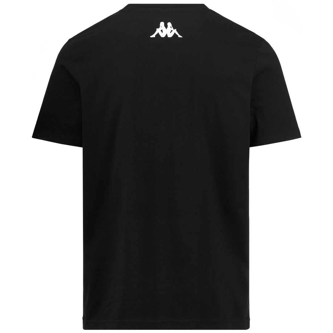 T-shirt noir en coton pour homme, coupe classique, idéal pour l'entraînement main