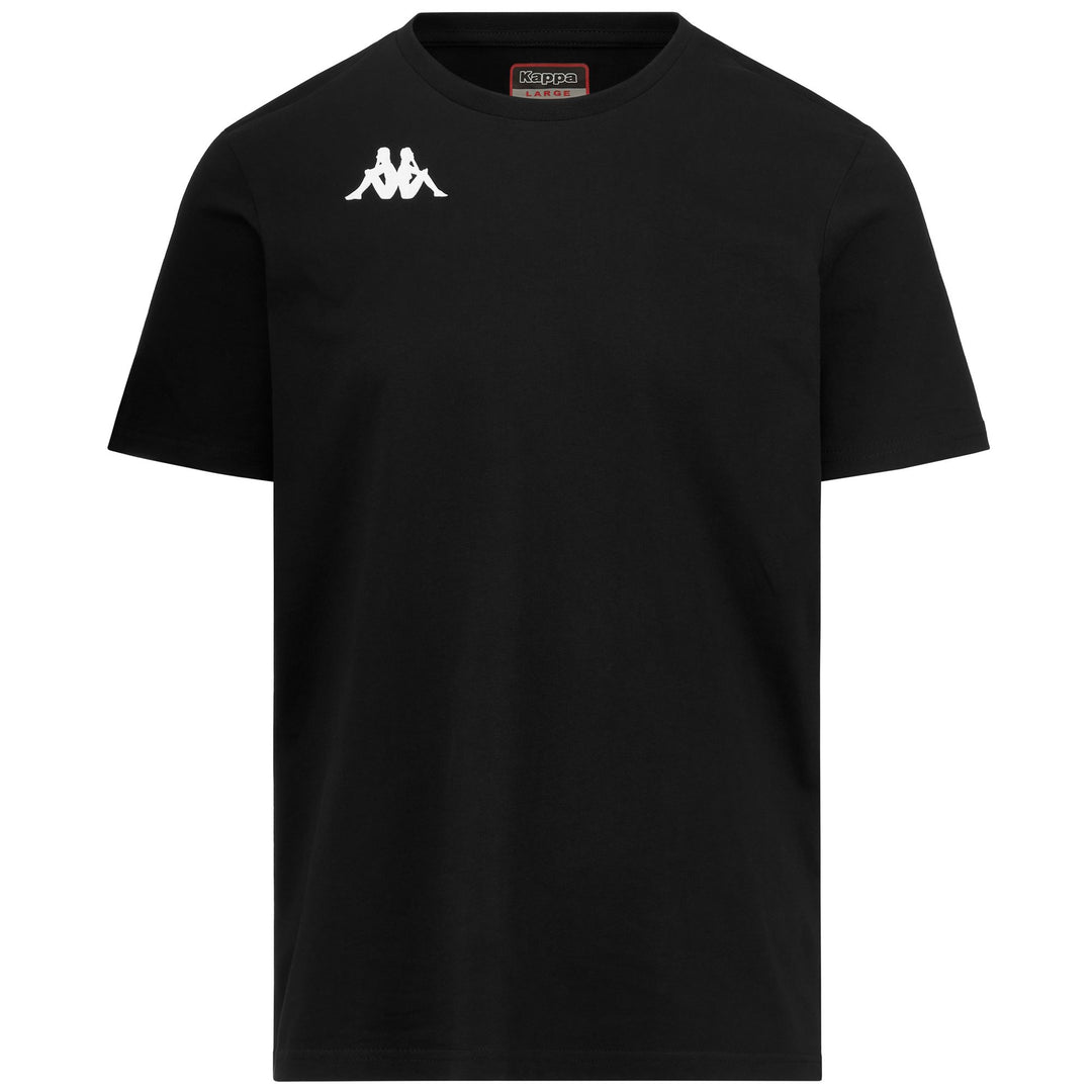 Black Men's Training Cotton T-Shirt. 01