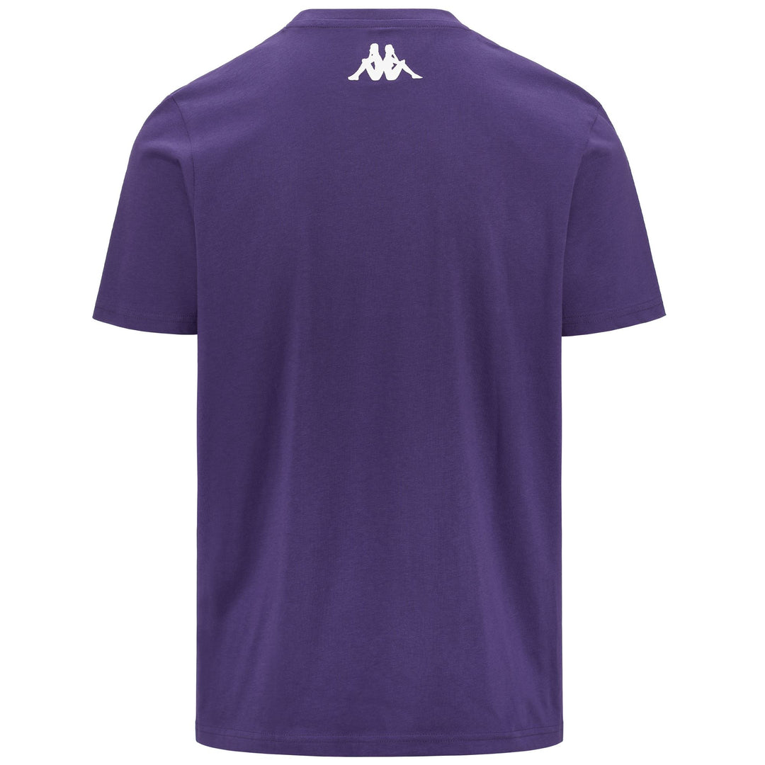 T-shirt en coton violet pour homme, idéal pour l'entraînement main