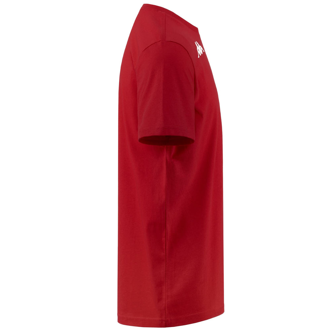 Red Men's Regular Fit Cotton T-Shirt for Training main
