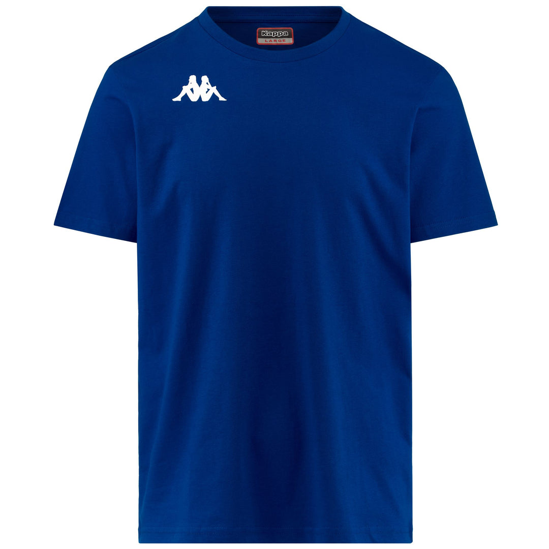 Blue Men's Cotton T-Shirt in Regular Fit for Training 01