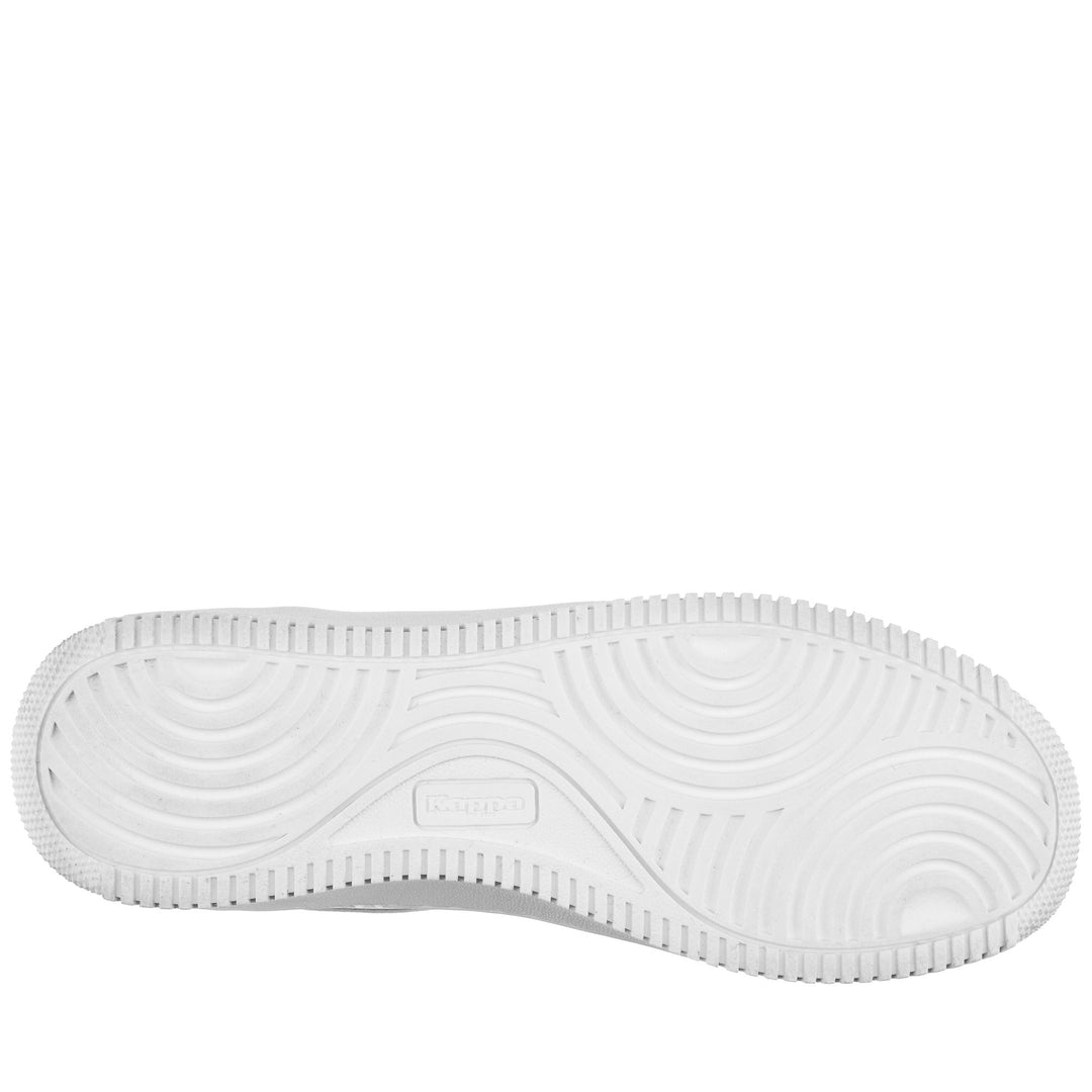 White Unisex Low Cut Sneakers with Synthetic Rubber Outsole main