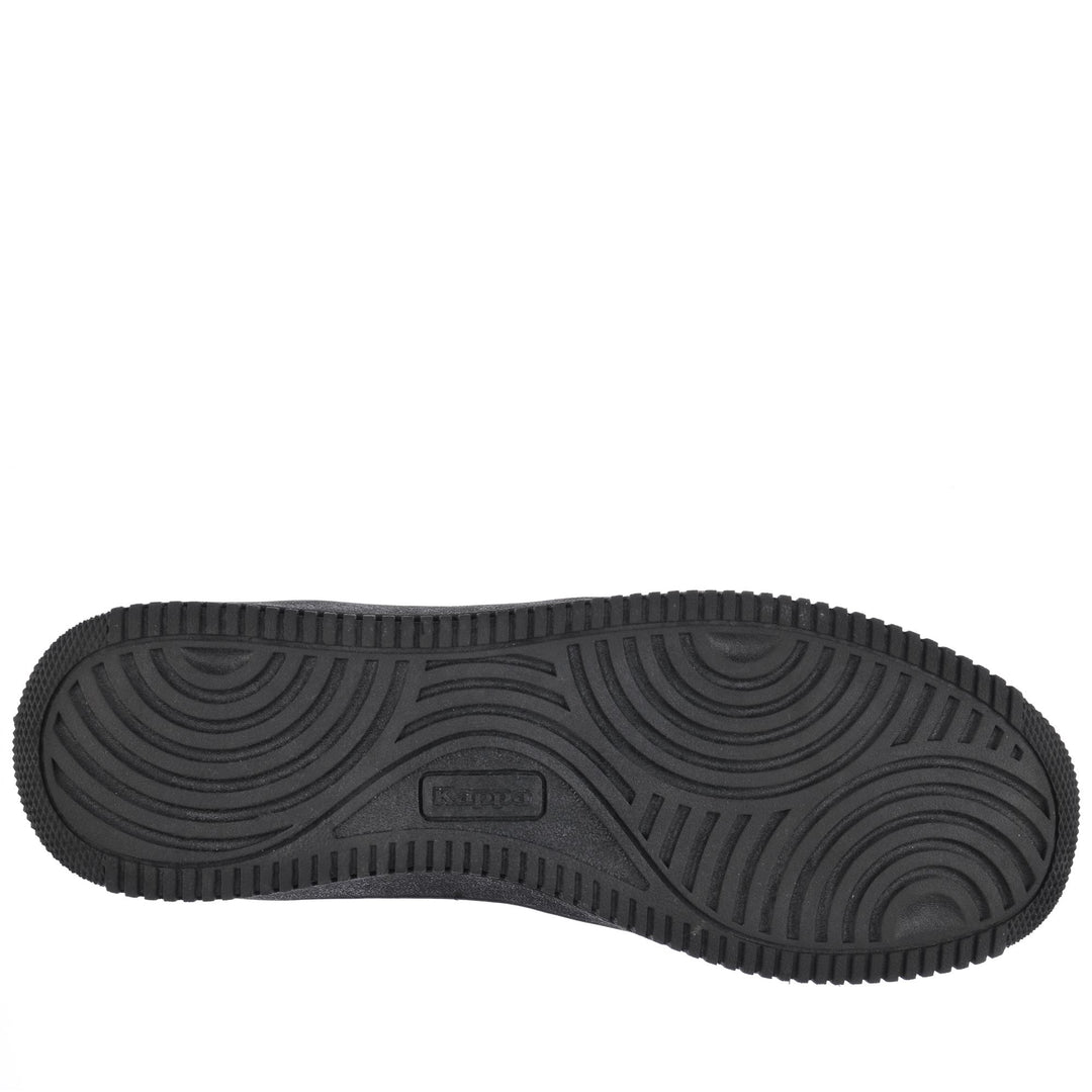 Sneakers Unisex LOGO  MASERTA Low Cut BLACK Dressed Front (jpg Rgb)	