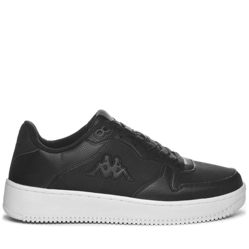 Zapatillas negras unisex de corte bajo con suela sintética de caucho 02