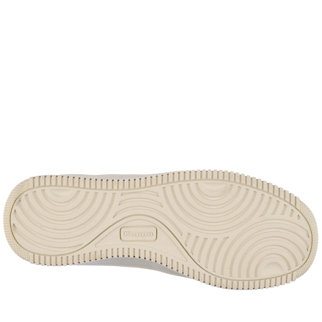 Sneakers Unisex LOGO  MASERTA Low Cut WHITE-WHITE OFF Dressed Front (jpg Rgb)	