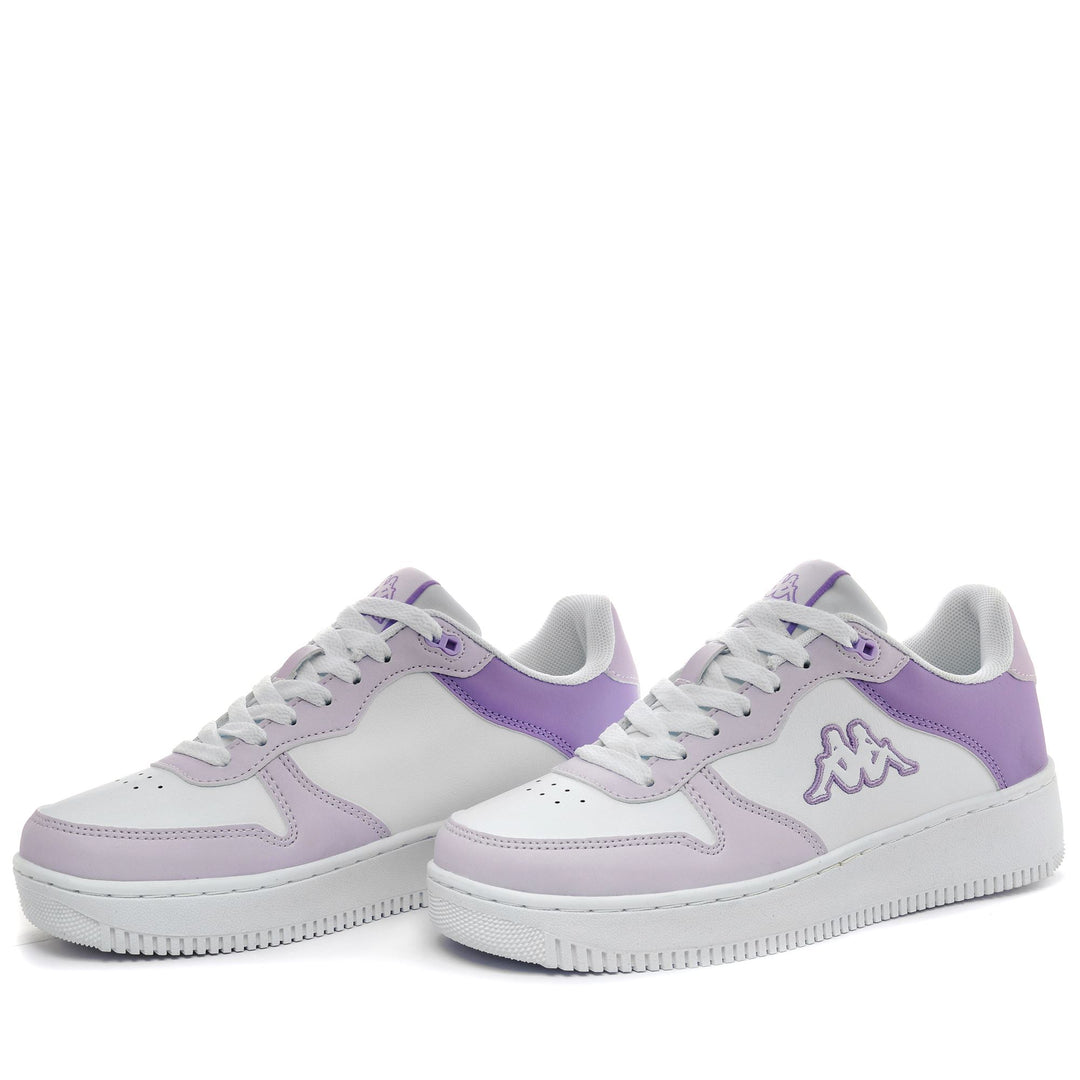 Zapatillas de senderismo unisex de corte bajo en color gris violeta 01