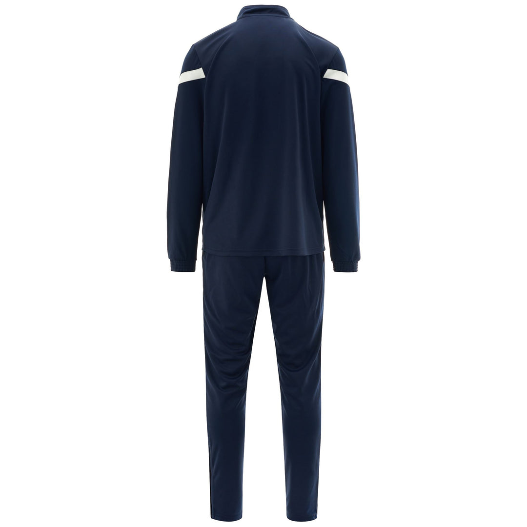Blue Men's Slim Fit Tracksuit in Piqué Tricot Fabric main