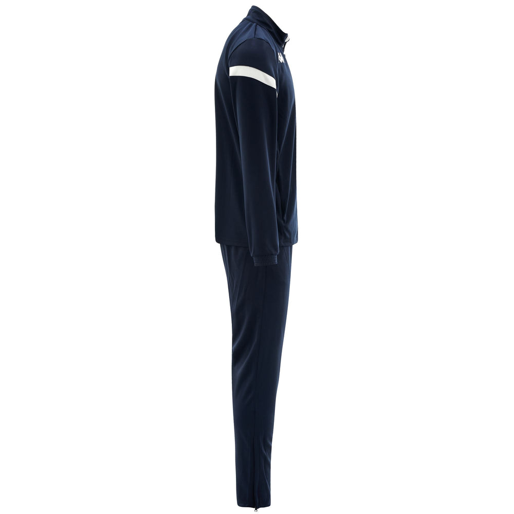 Chándal azul de corte entallado para hombre en tejido piqué tricot 02