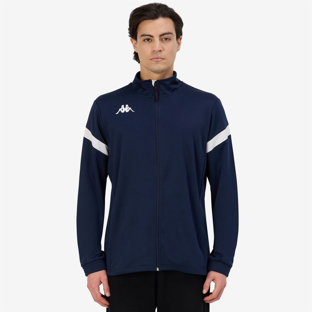 Marine Blue Men's Football Tracksuit with Slim Fit Design main