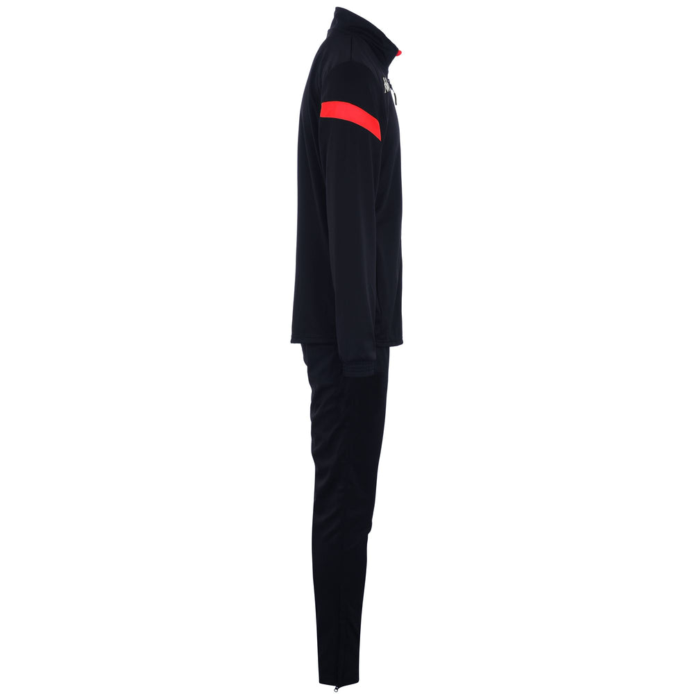 Chándal de fútbol azul de corte entallado para hombre en tejido piqué tricot 02