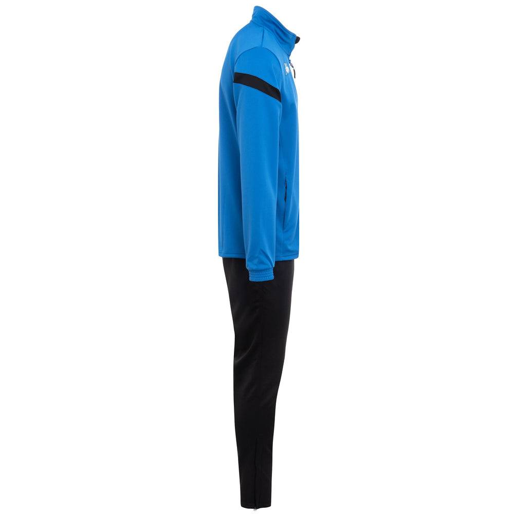 Blue Men's Slim Fit Tracksuit in Piquè Tricot Fabric 02