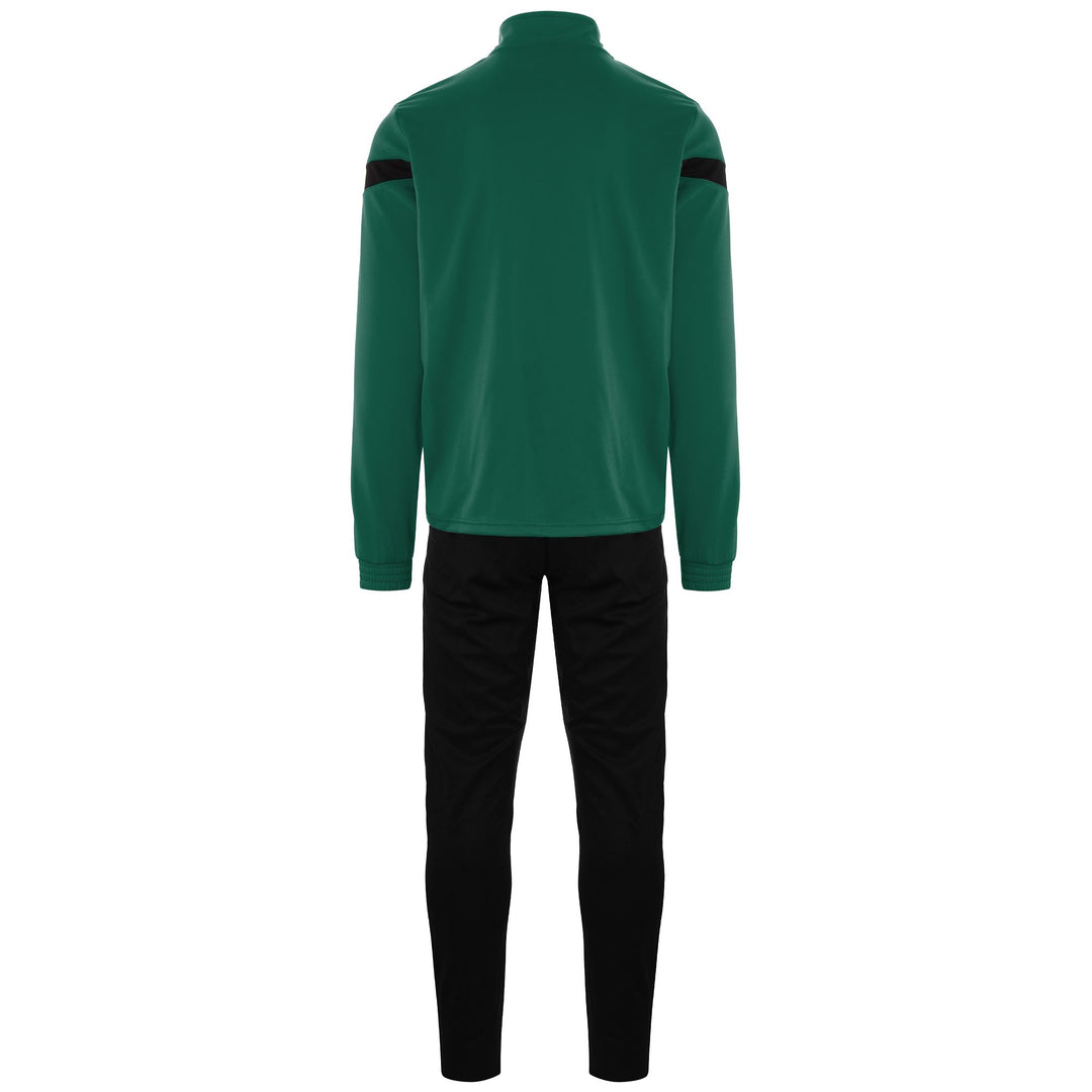 Green Men's Slim Fit Soccer Tracksuit in Piqué Fabric main