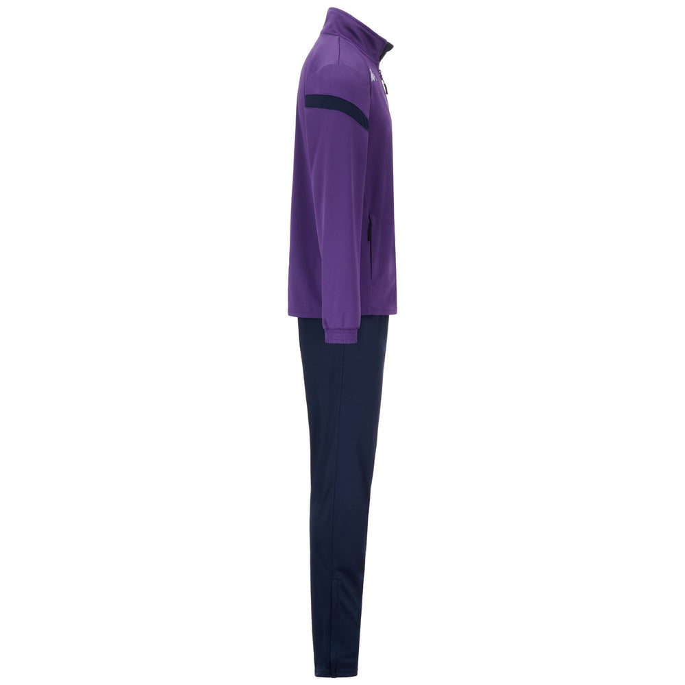 Violet Men's Slim Fit Soccer Tracksuit in Piquè Tricot Fabric 02