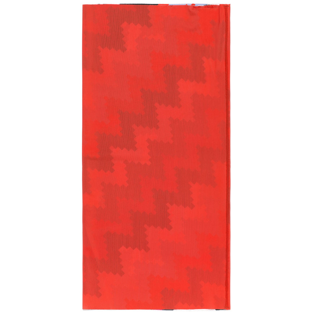 Écharpe de ski réversible unisexe noire en tissu extensible polaire main