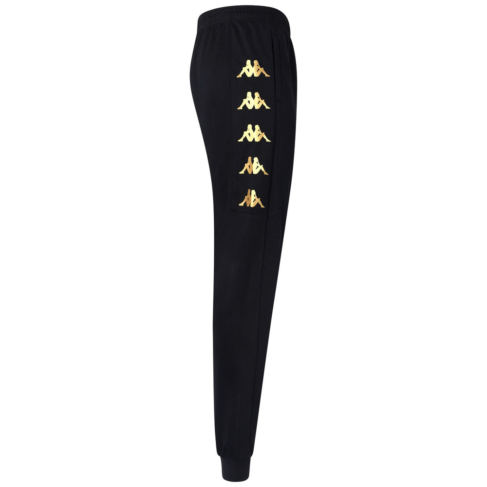 Black Men's Football Training Pants with Slim Fit 02