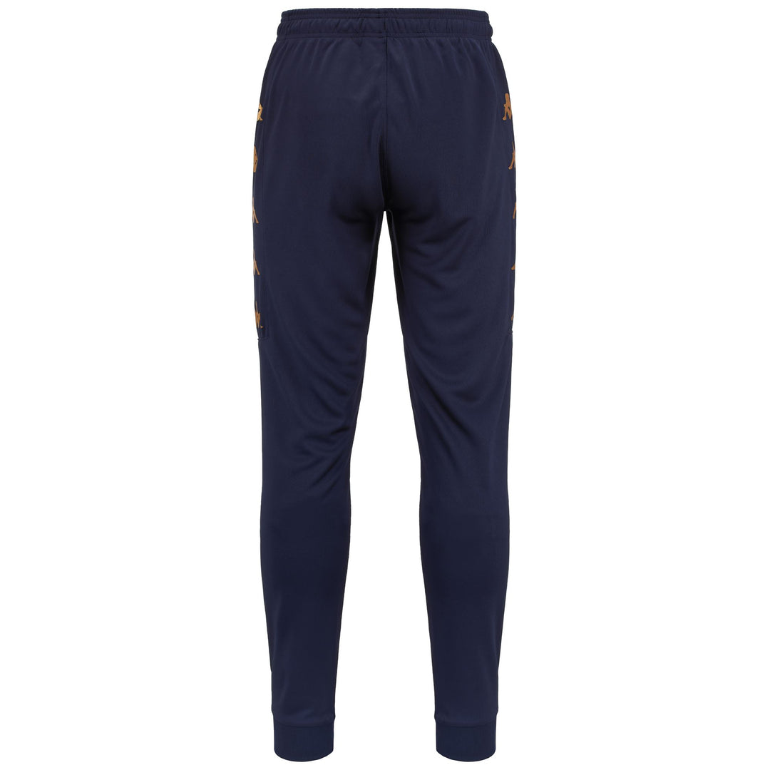 Pantalones de entrenamiento de fútbol para hombre en azul marino con diseño ajustado main