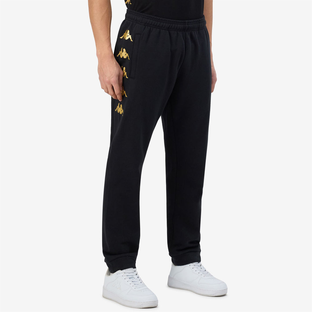 Black Men's Football Sweatpants with Slim Fit main