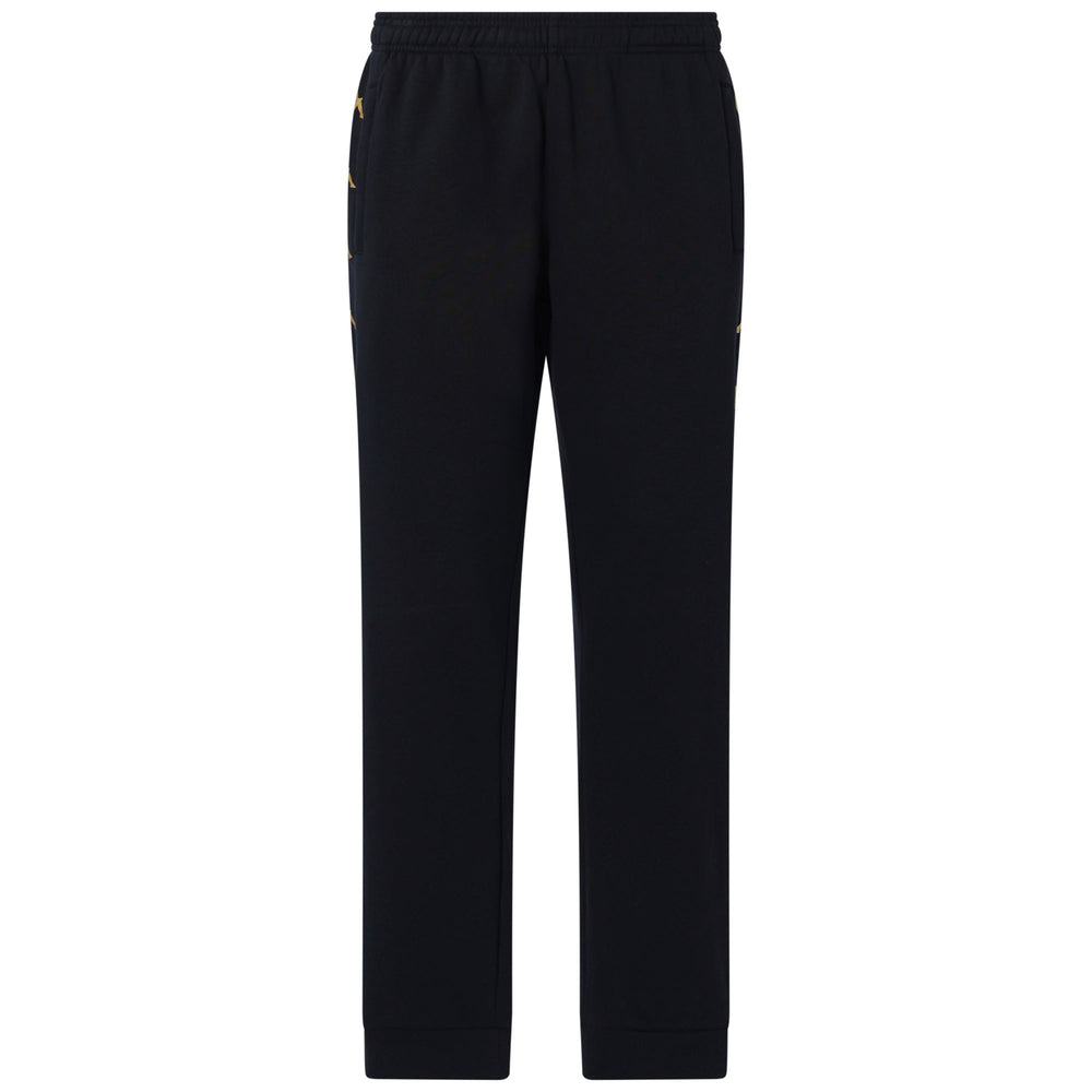 Black Men's Football Sweatpants with Slim Fit 02