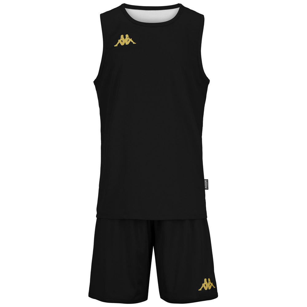Ensemble short et débardeur de basketball réversible noir pour homme, coupe classique 02