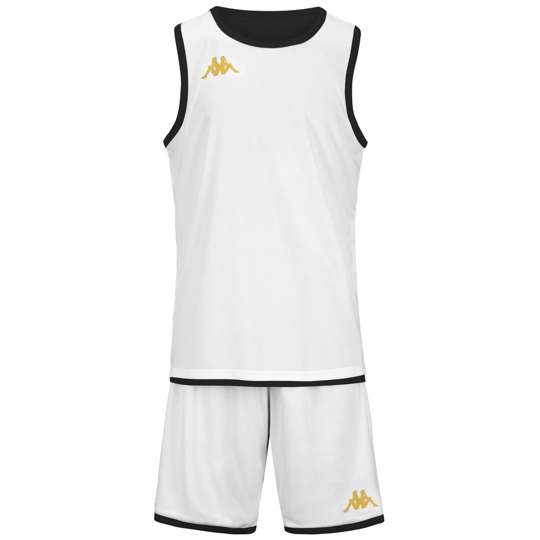 Black Men's Regular Fit Reversible Basketball Shorts and Tank Set 01