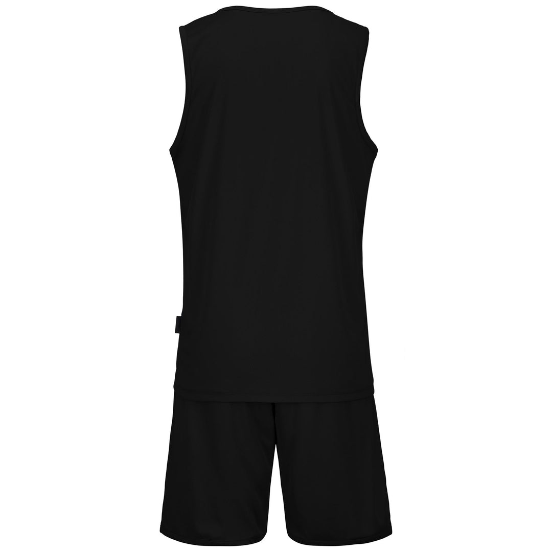 Ensemble short et débardeur de basketball réversible noir pour homme, coupe classique main
