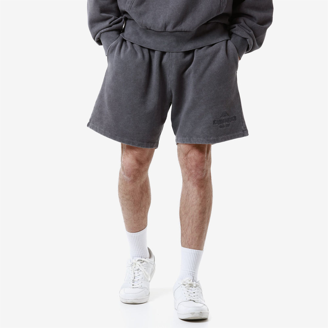 Shorts Man AUTHENTIC PREMIUM LOU Sport  Shorts GREY ANTHRACITE-GREY MAGNET Detail (jpg Rgb)			