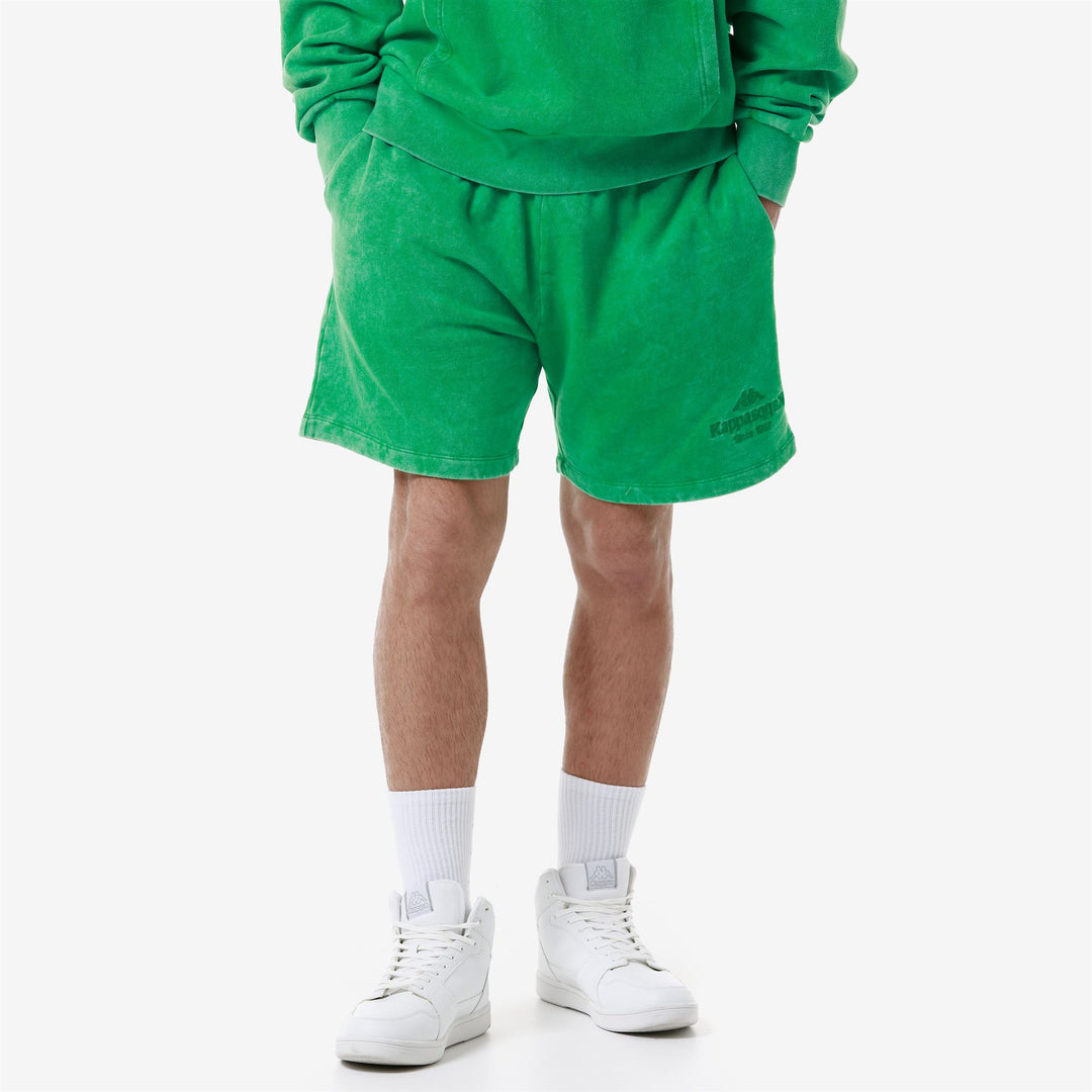 Shorts Man AUTHENTIC PREMIUM LOU Sport  Shorts GREEN FERN-GREEN OASI Detail (jpg Rgb)			
