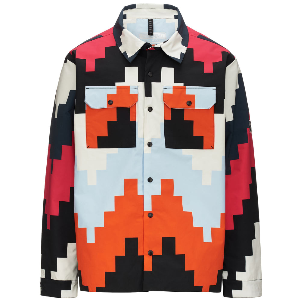 Black Unisex Padded Ski Shirt with Water Protection and Oversize Fit 02