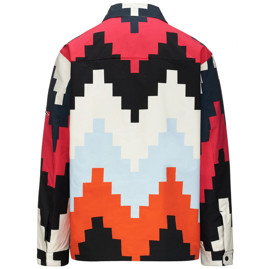 Black Unisex Padded Ski Shirt with Water Protection and Oversize Fit main