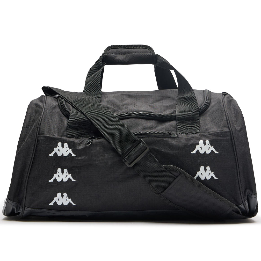 Black Unisex Football Duffle Bag. main