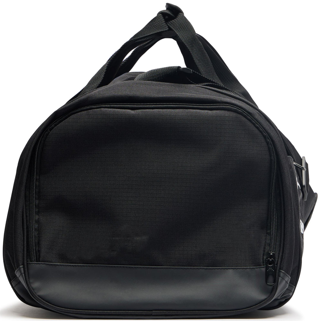 Black Unisex Functional Duffle Bag in Woven Fabric main