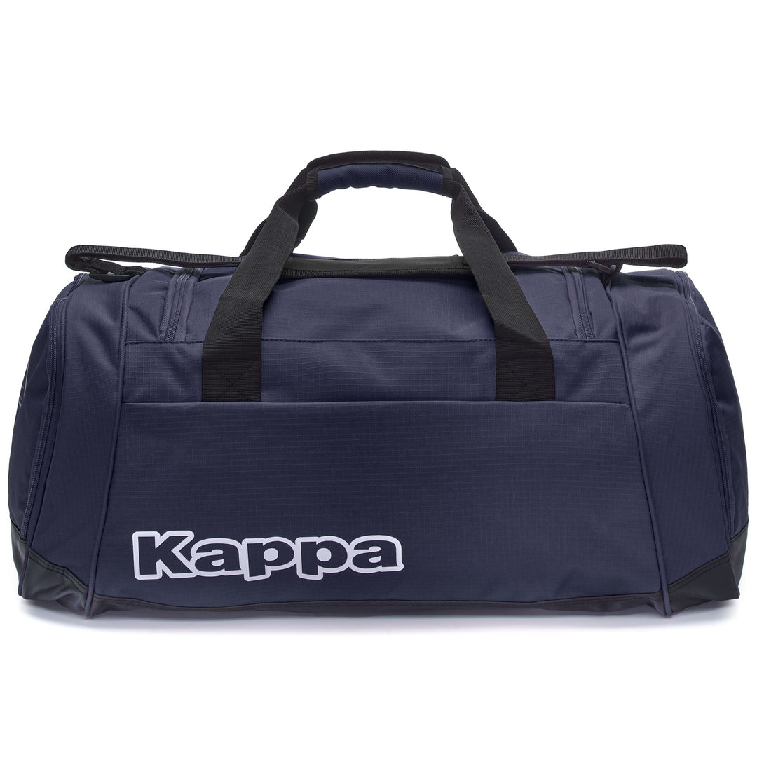 Marine Blue Unisex Football Duffle Bag with Adjustable Strap main