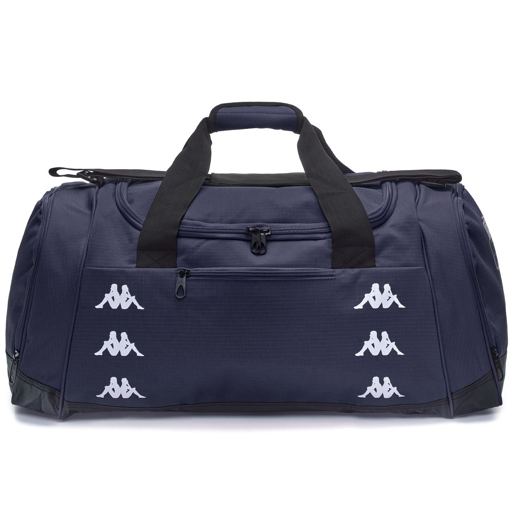 Marine Blue Unisex Football Duffle Bag with Adjustable Strap 02