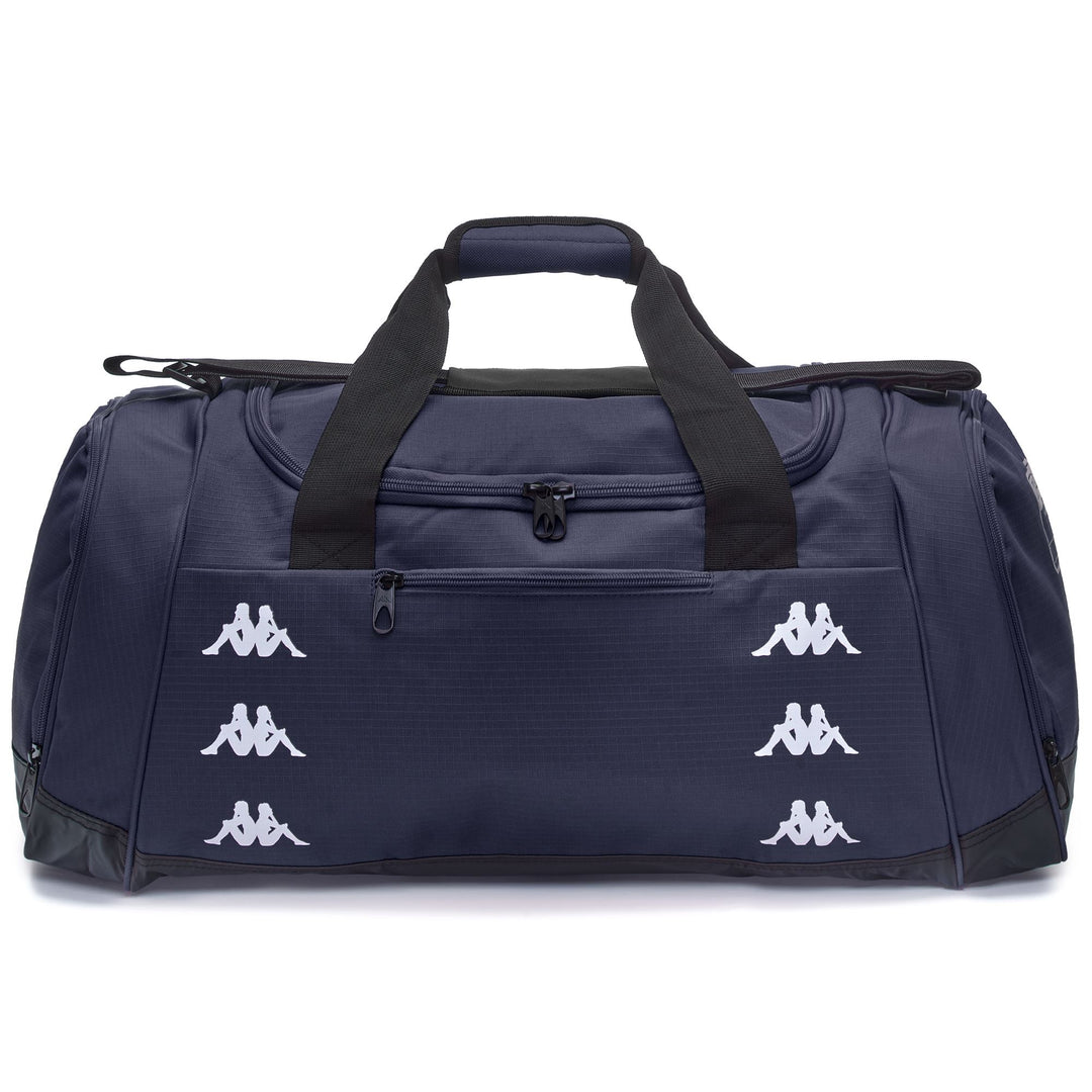 Marine Blue Unisex Football Duffle Bag with Adjustable Strap main