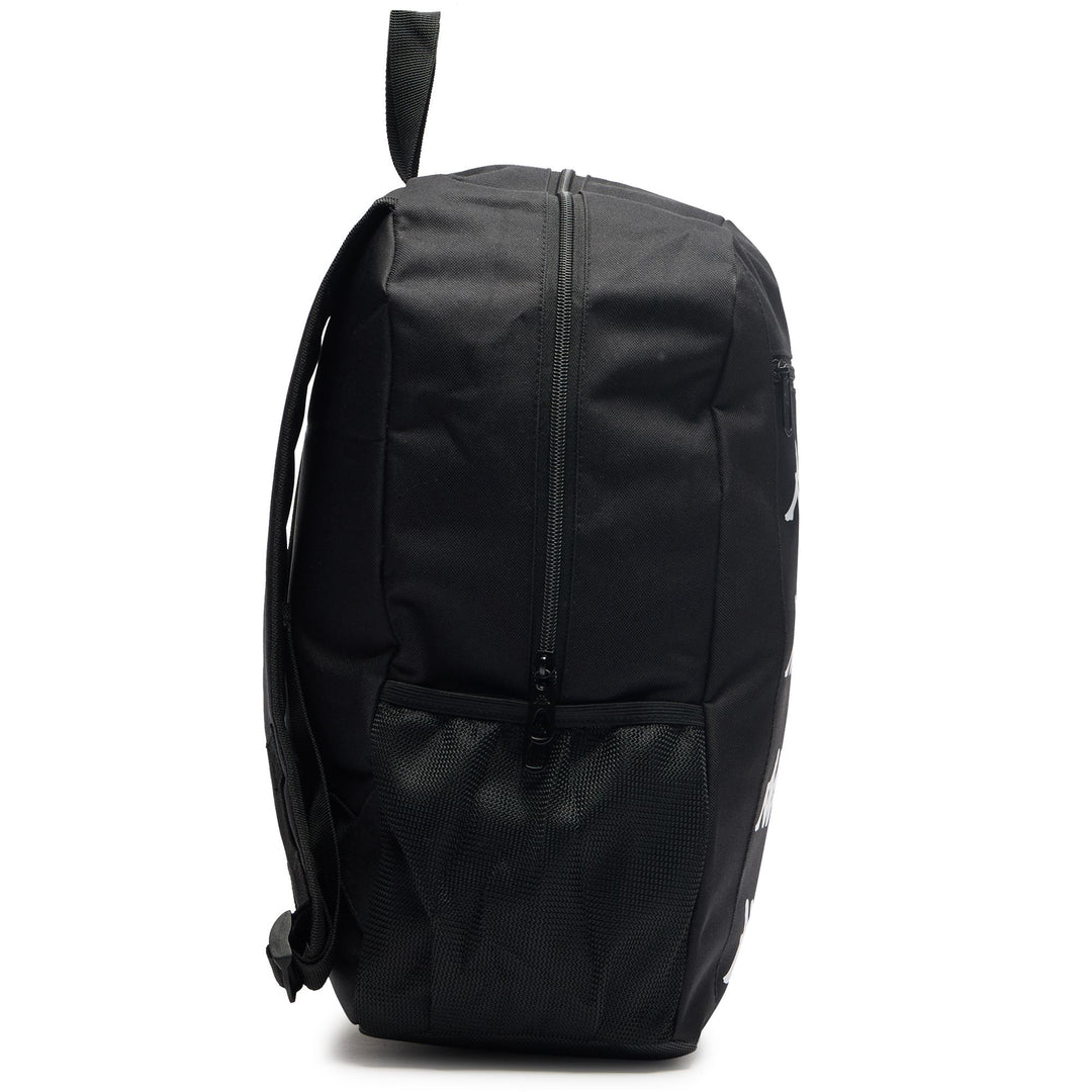 Black Unisex Football Backpack with Padded Straps and Multiple Pockets main