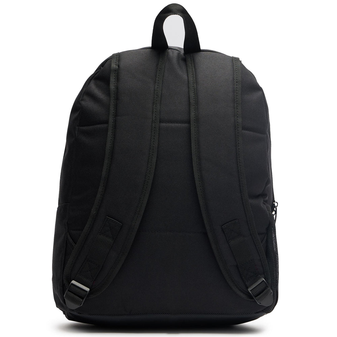 Black Unisex Football Backpack with Padded Straps and Multiple Pockets main