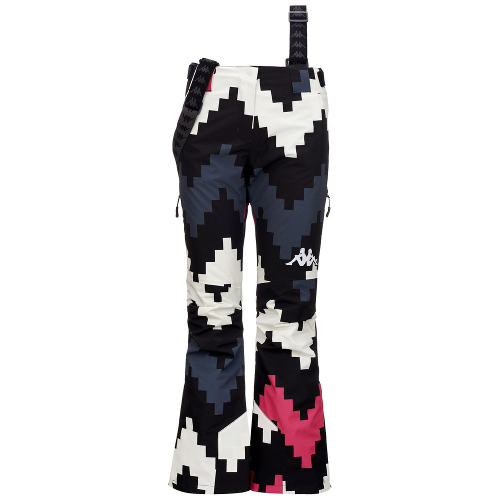 Black Women's Slim Fit Ski Trousers with Waterproof Protection 02