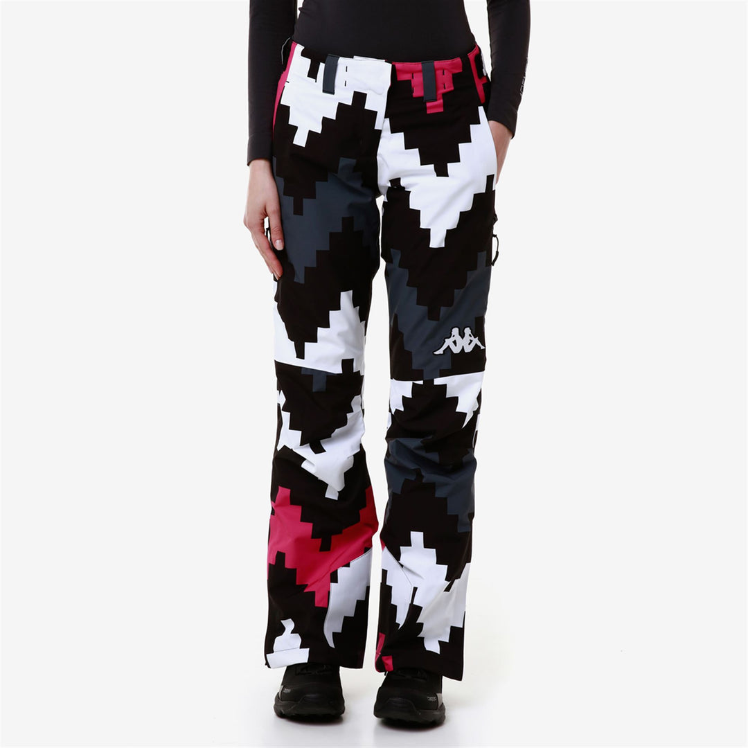 Black Women's Slim Fit Ski Trousers with Waterproof Protection main
