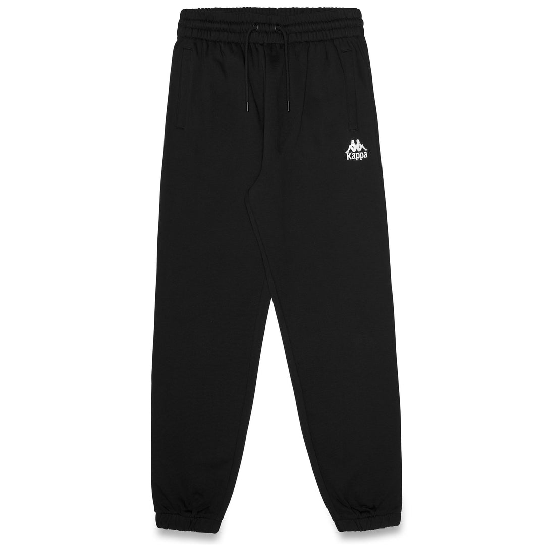 Pantalon de sport noir pour homme, coupe classique, en polaire brossée main