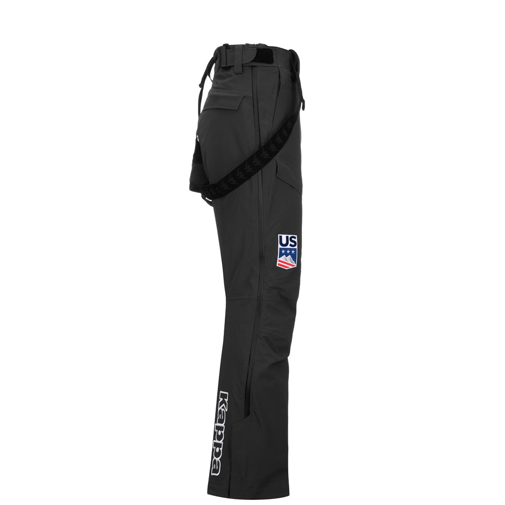 Pantalon de ski gris unisexe avec protection imperméable et rembourrage Thermolite 02