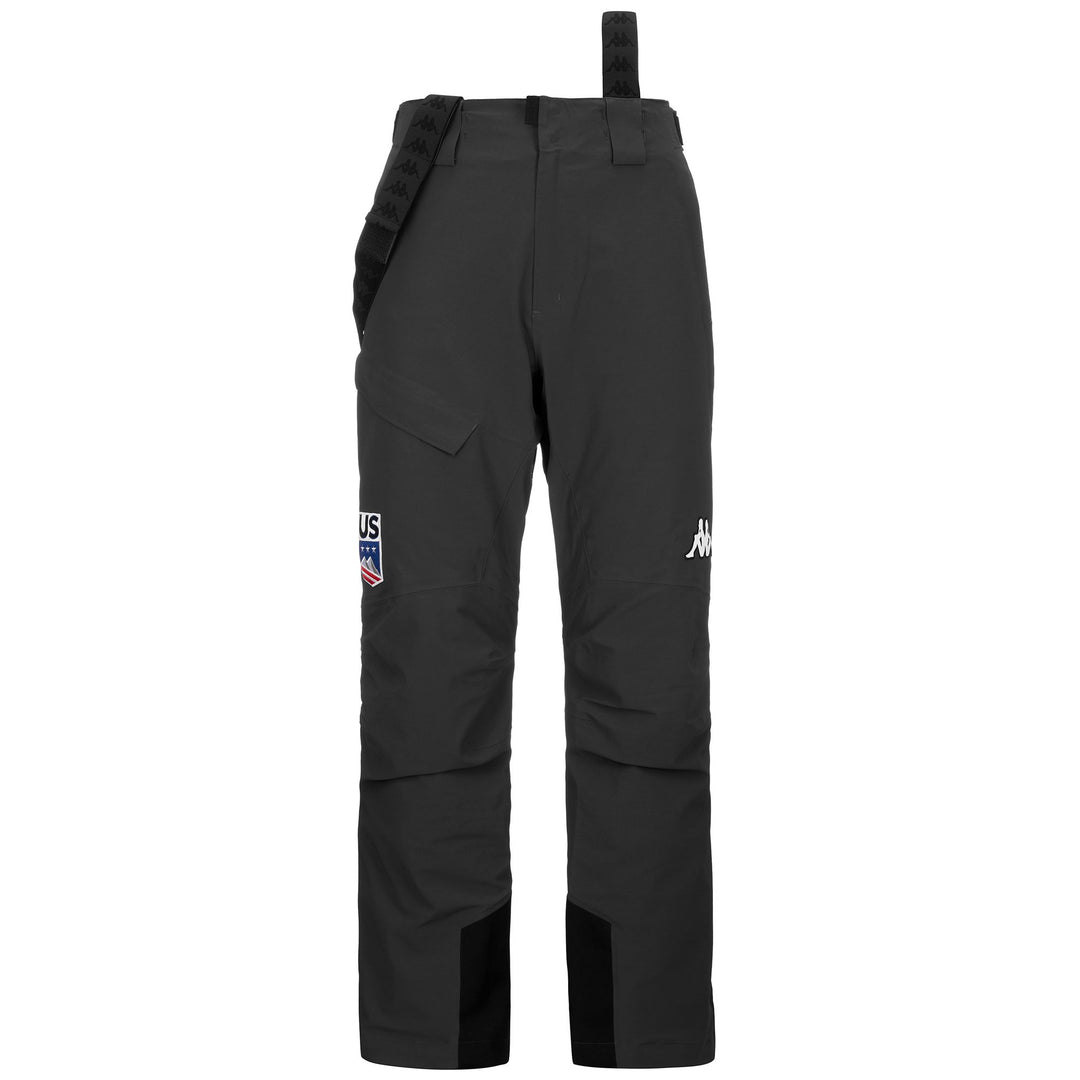 Pantalon de ski gris unisexe avec protection imperméable et rembourrage Thermolite 01