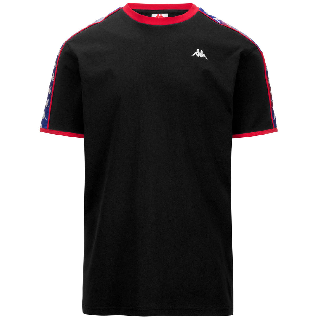 T-ShirtsTop Man 222 BANDA LILOGT T-Shirt GRAPHIK TAPE BLACK-BLUE ROYAL-RED Photo (jpg Rgb)			