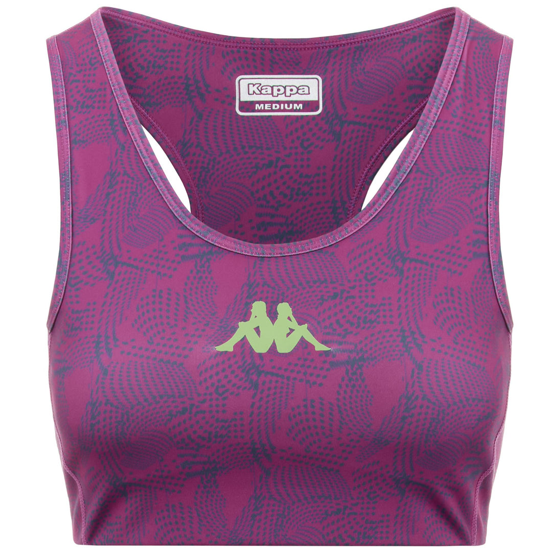 Fuchsia Red Women's Training Active Jersey Top with Mesh Insert 01