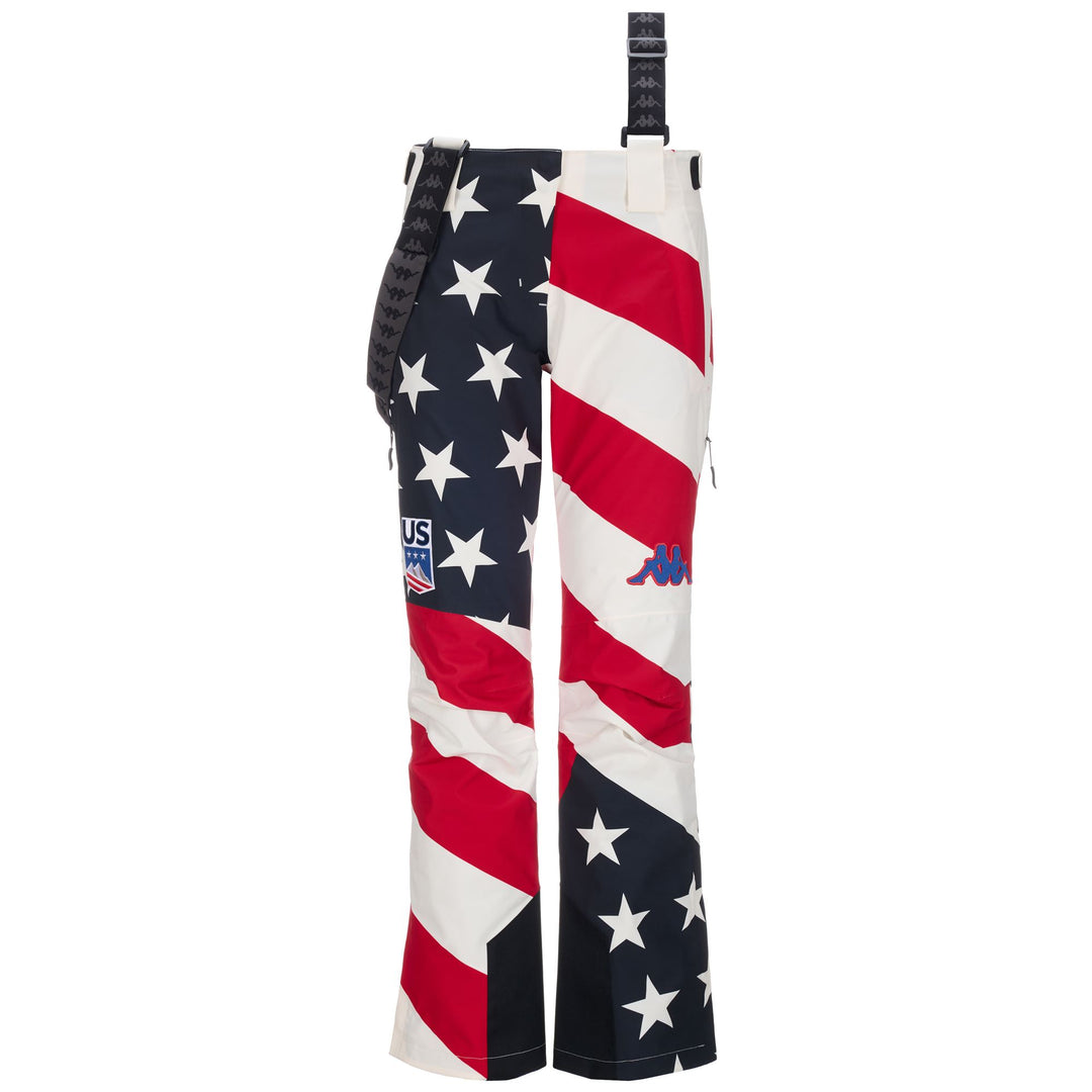 Pantalones de esquí para mujer azul marino con acolchado impermeable y transpirable main