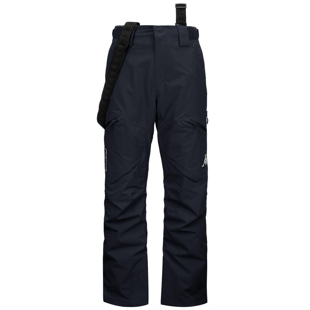 Navy blue Men's Ski Pants with Waterproof and Breathable Padding 02